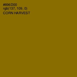 #896D00 - Corn Harvest Color Image